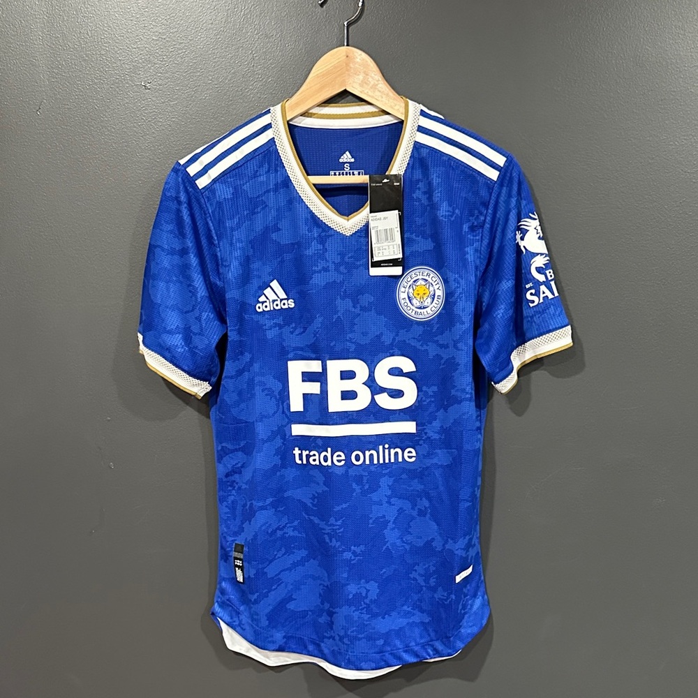 adidas Leicester City FC Home Jersey in Royal Blue with Gold Trim